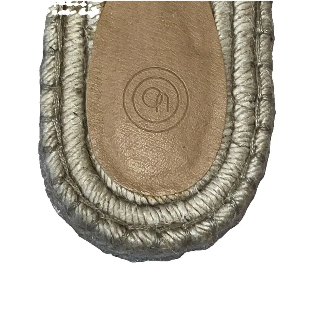 Urban Outfitters Espadrille Raffia Style Slide Sandals Size 9